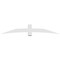 Ekena Millwork Bellingham Architectural Grade PVC Gable Bracket, 96"W x 16"H x 6"D x 6"F, 4/12 Pitch GBP096X16X0606BEL00 - alternate 4